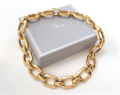 dior classic necklace|genuine christian Dior necklace.